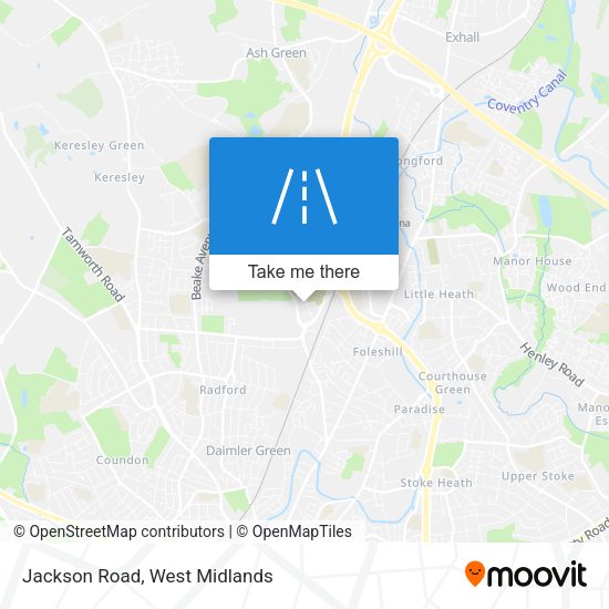 Jackson Road map