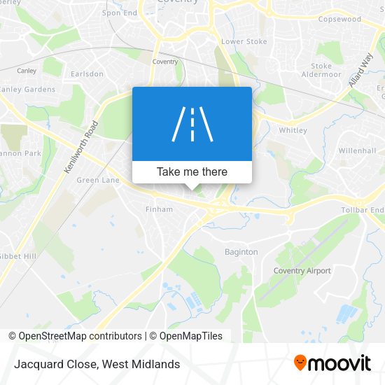 Jacquard Close map