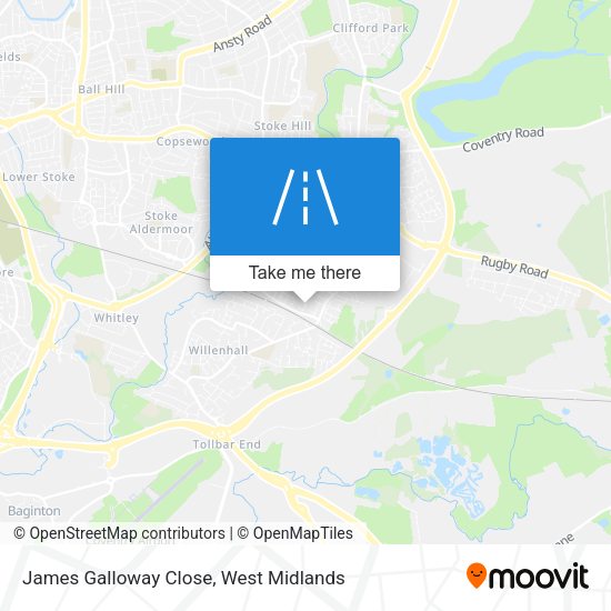James Galloway Close map