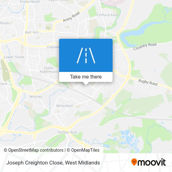 Joseph Creighton Close map