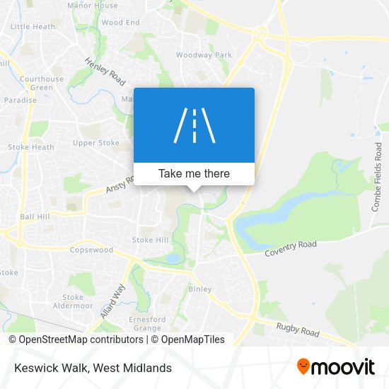 Keswick Walk map