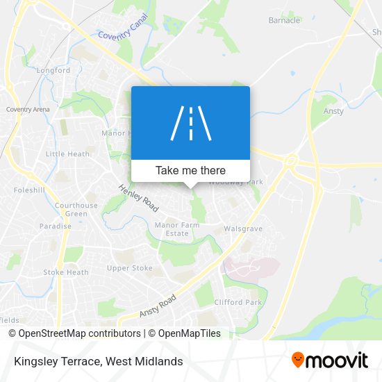 Kingsley Terrace map