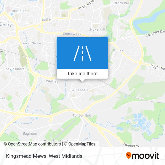 Kingsmead Mews map