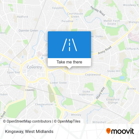 Kingsway map