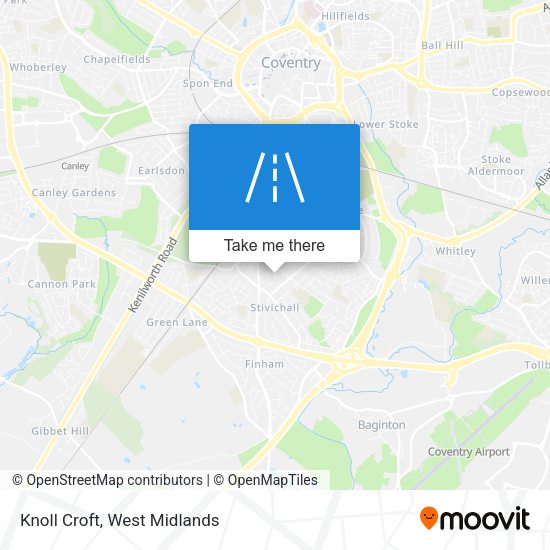 Knoll Croft map