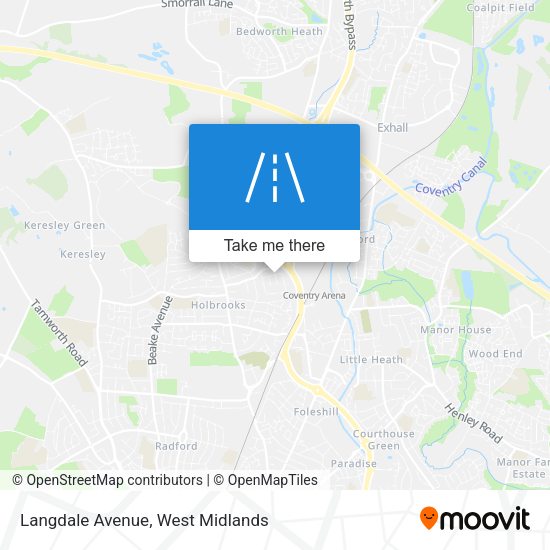 Langdale Avenue map
