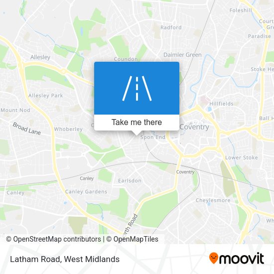 Latham Road map