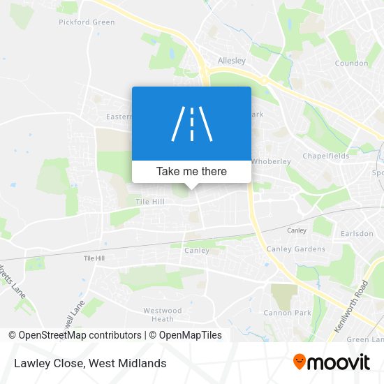 Lawley Close map