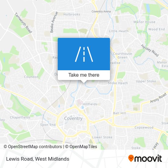 Lewis Road map