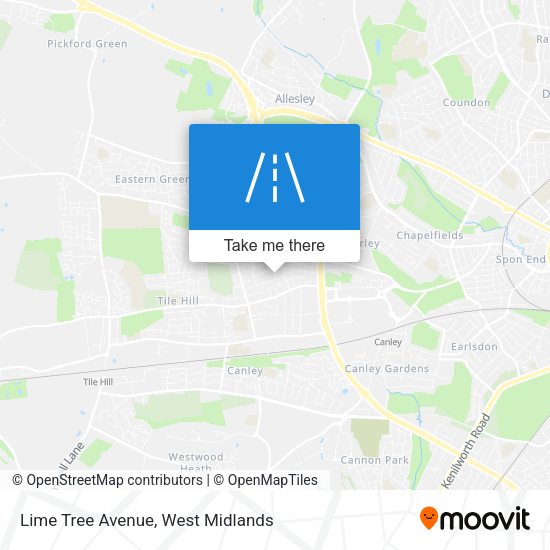 Lime Tree Avenue map