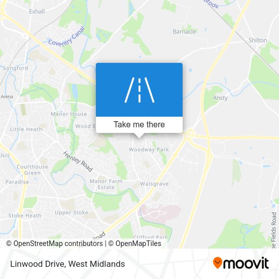 Linwood Drive map