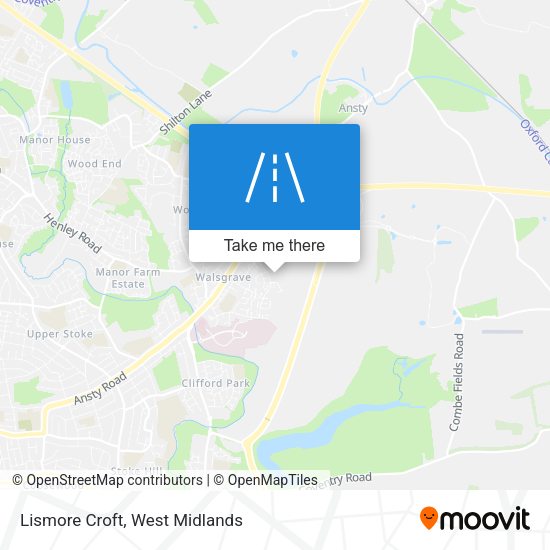 Lismore Croft map