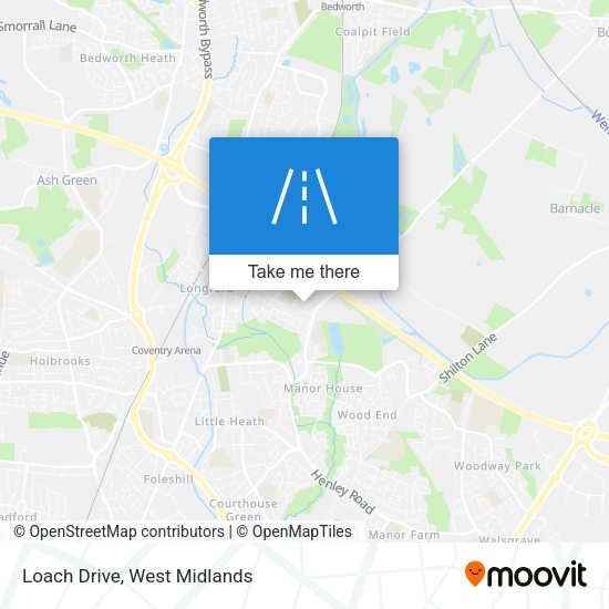 Loach Drive map