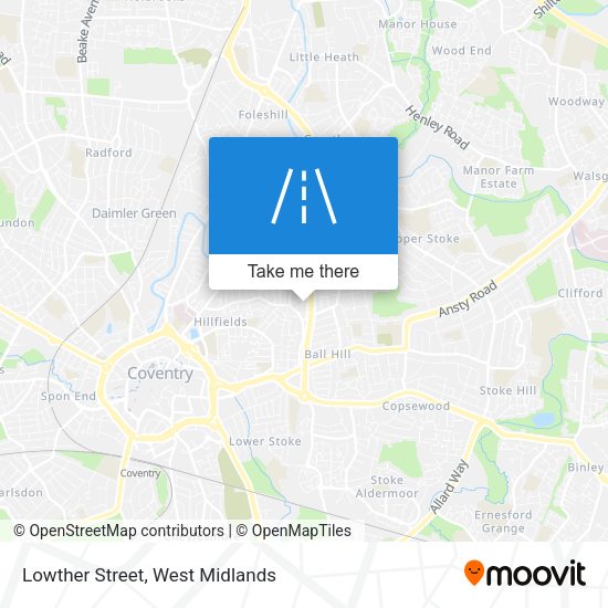 Lowther Street map