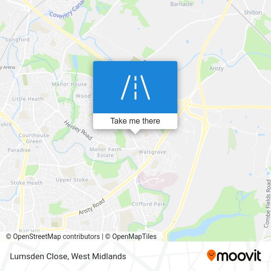 Lumsden Close map