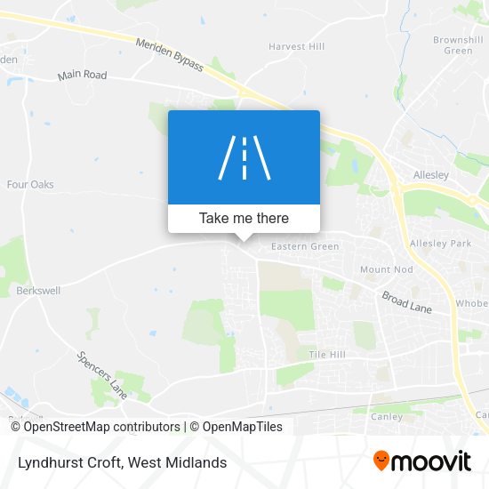 Lyndhurst Croft map