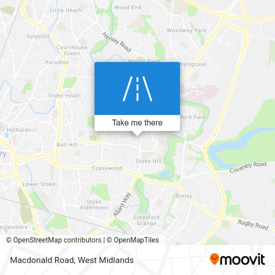 Macdonald Road map