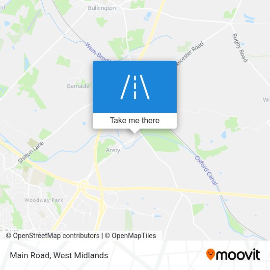 Main Road map