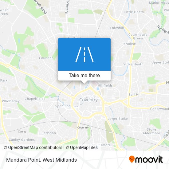 Mandara Point map