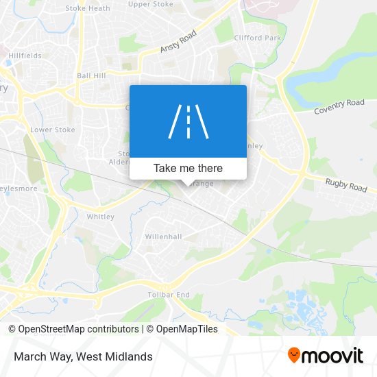 March Way map