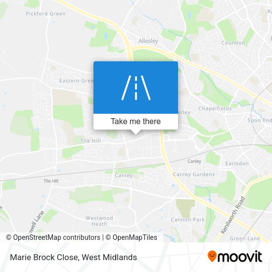 Marie Brock Close map