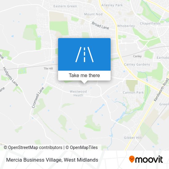 Mercia Business Village map