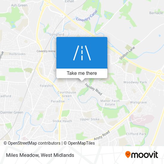 Miles Meadow map