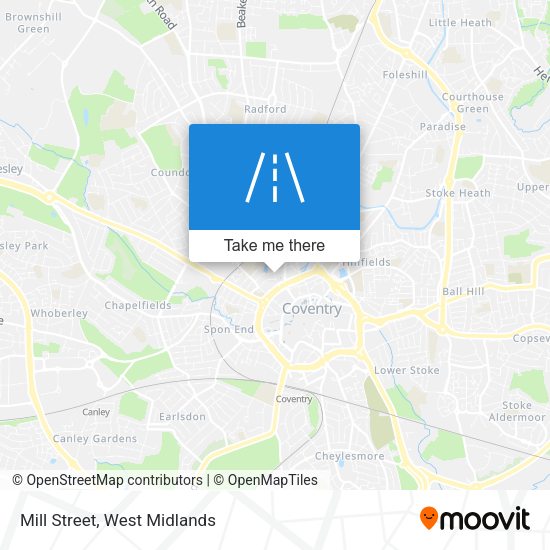 Mill Street map