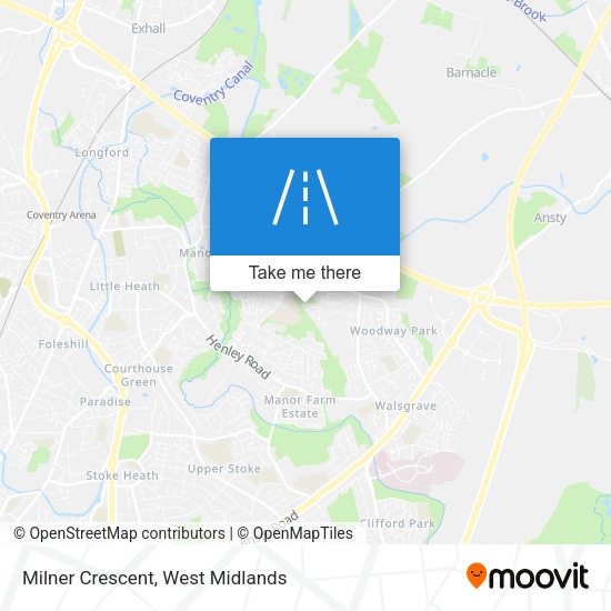 Milner Crescent map