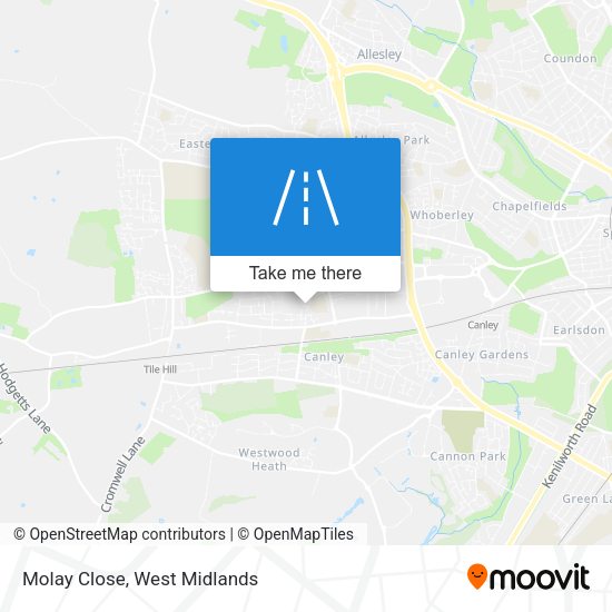 Molay Close map