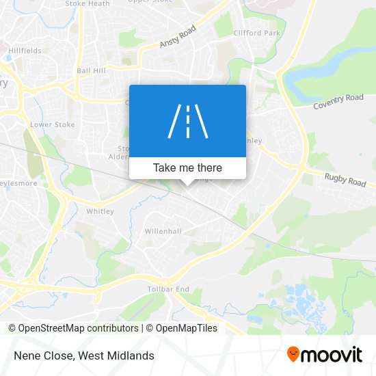 Nene Close map