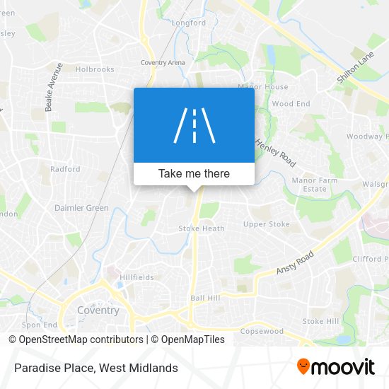 Paradise Place map