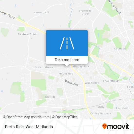 Perth Rise map
