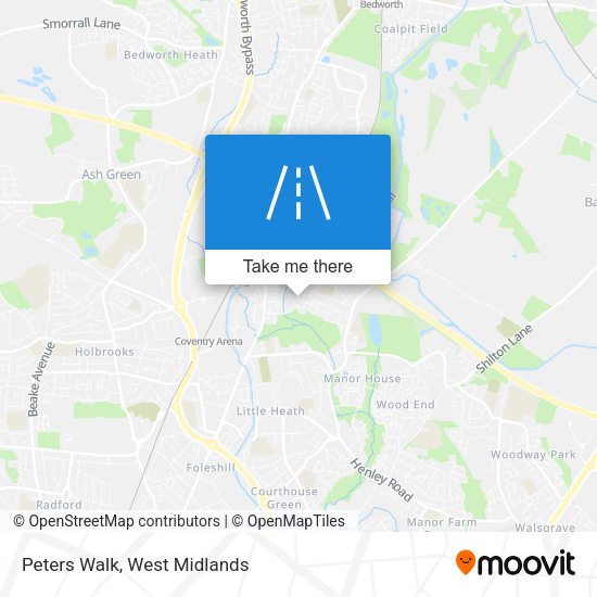 Peters Walk map