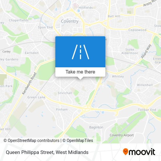 Queen Philippa Street map