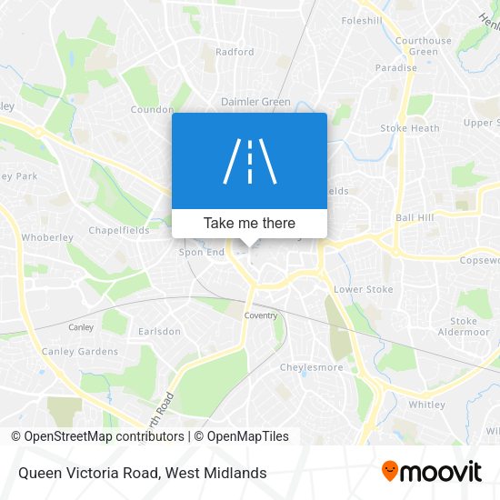 Queen Victoria Road map