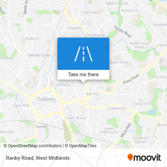 Ranby Road map
