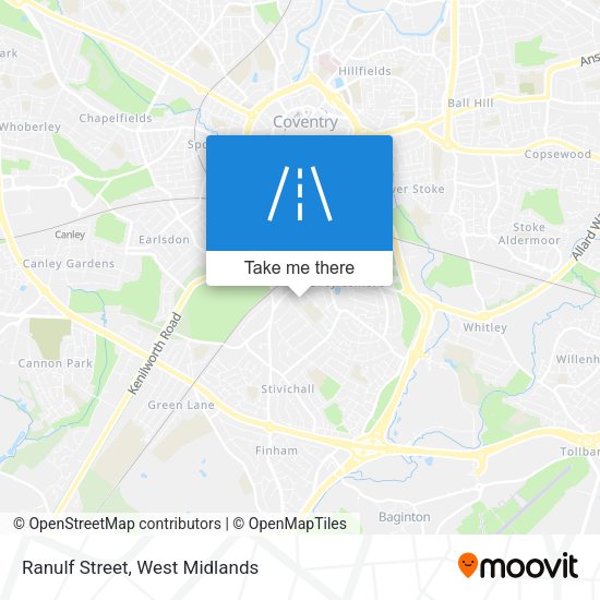 Ranulf Street map