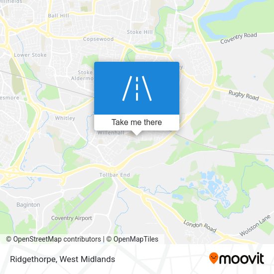 Ridgethorpe map