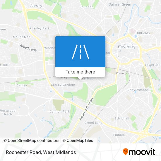 Rochester Road map