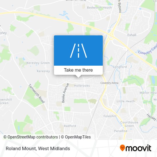 Roland Mount map