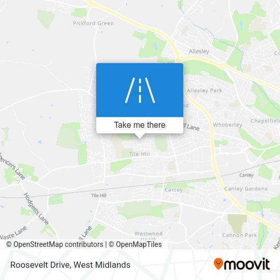 Roosevelt Drive map