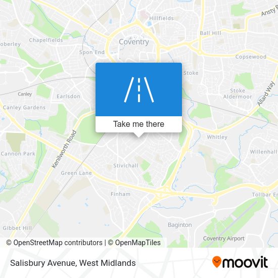 Salisbury Avenue map