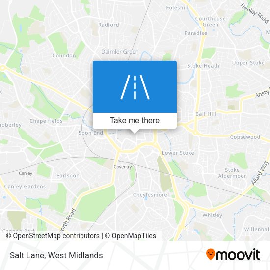 Salt Lane map