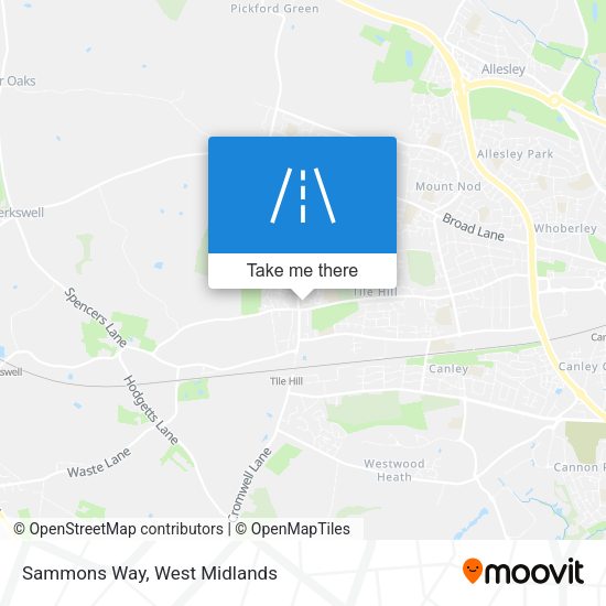 Sammons Way map