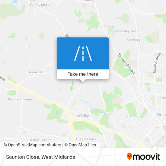 Saunton Close map
