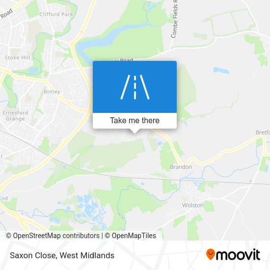 Saxon Close map