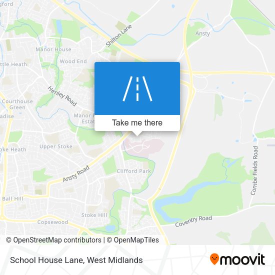 School House Lane map