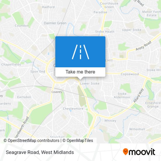 Seagrave Road map