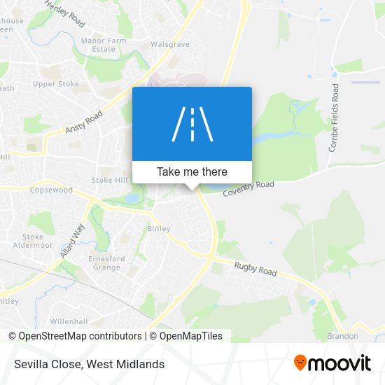 Sevilla Close map
